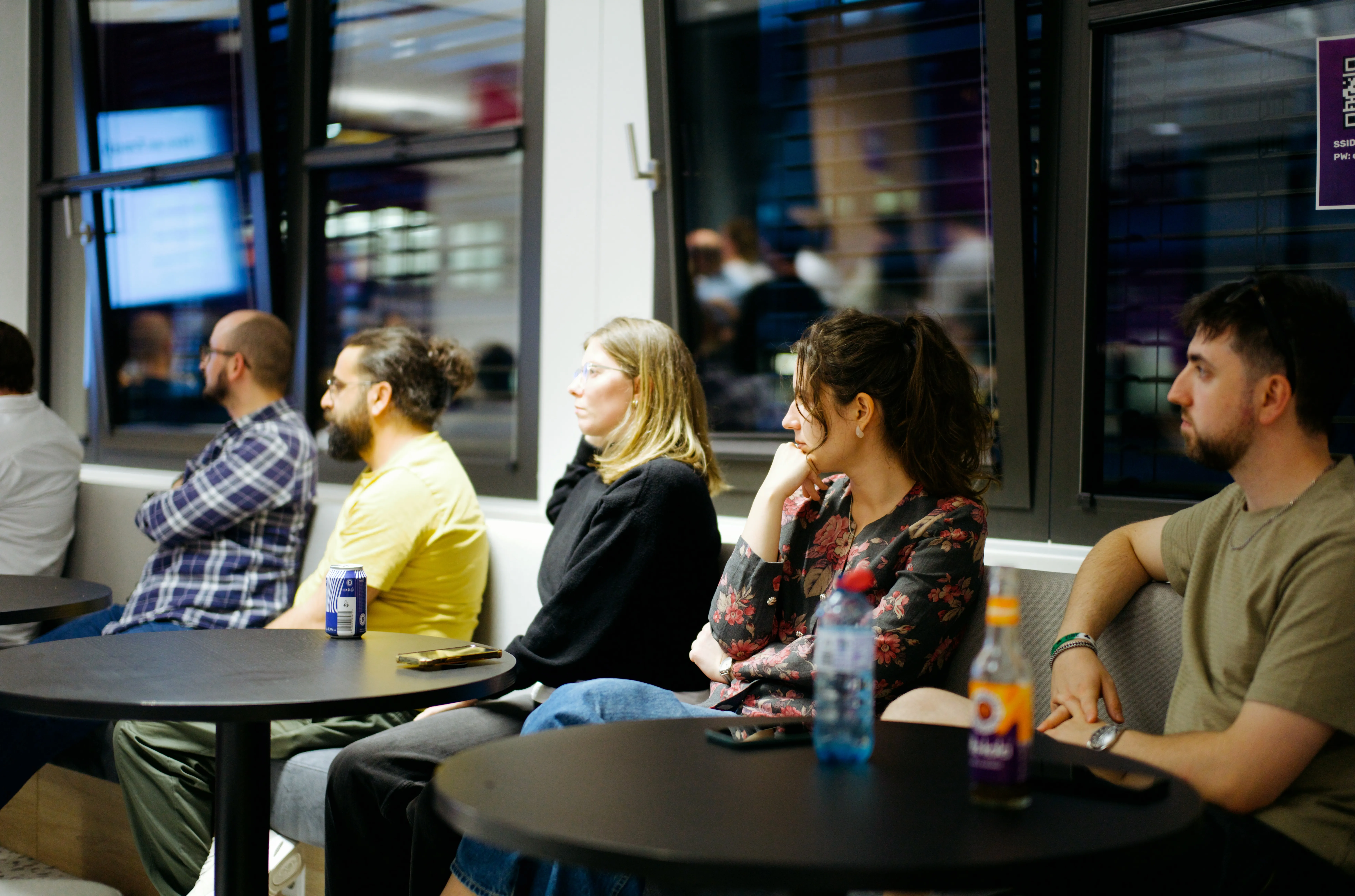 People listening